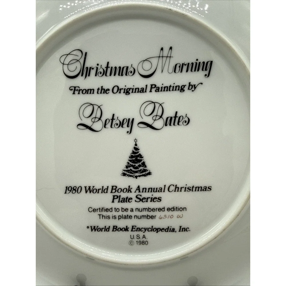VTG Betsey Bates Christmas Morning 9.25